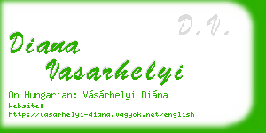 diana vasarhelyi business card